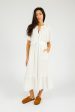 DVF Polina Dress in Ivory Sale