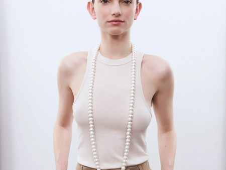 VBARONI Pearl Long Necklace on Sale