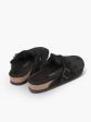 GENUINS  Riva Velour Clog in Black Sale