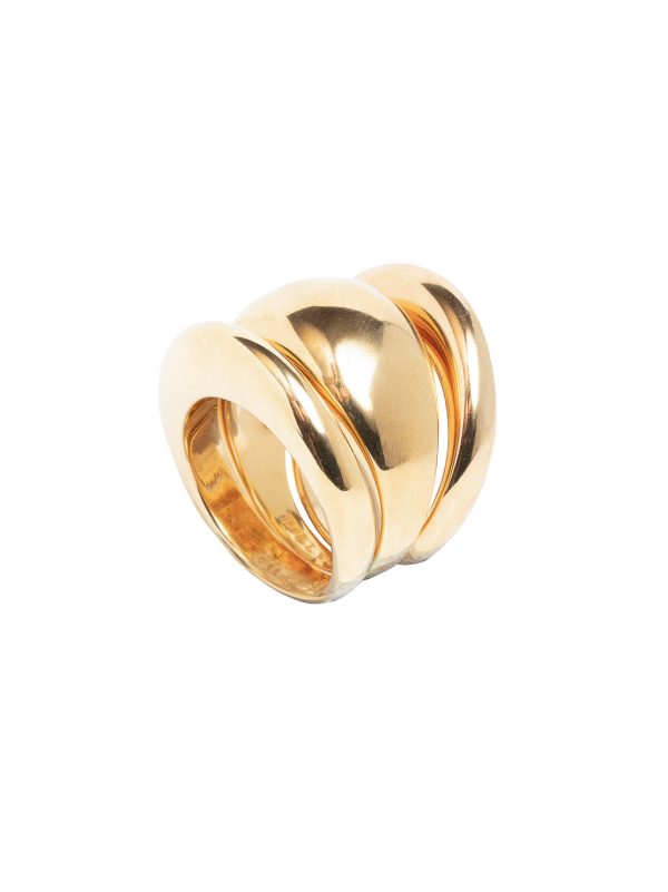 TS Gold Triple Ring Set For Cheap