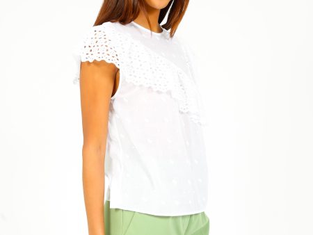 IM Sorani Top in White Discount