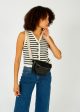 SUNCOO Gabino Stripe Knit Vest in Off White For Discount