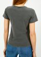 GG Distressed Slim Tee in Anthracite Online