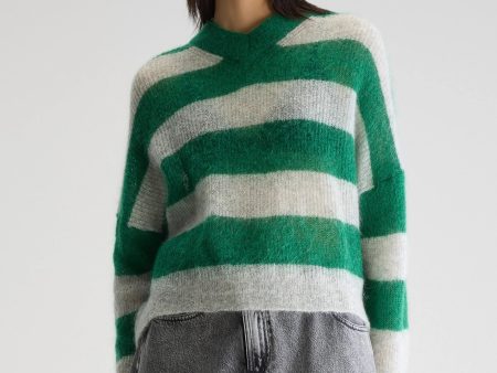 BR Arvy Knit in Green,  Grey Stripe For Discount