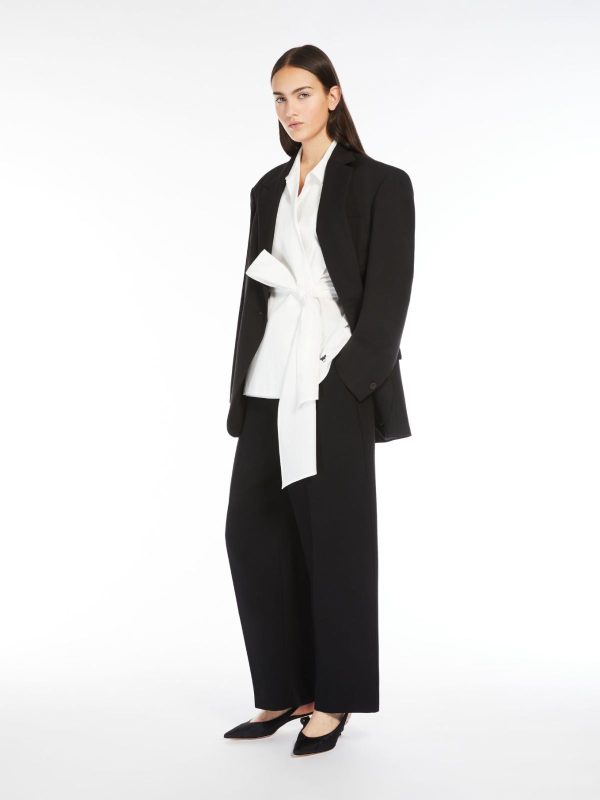 MM Ronchi Trousers in Black Fashion