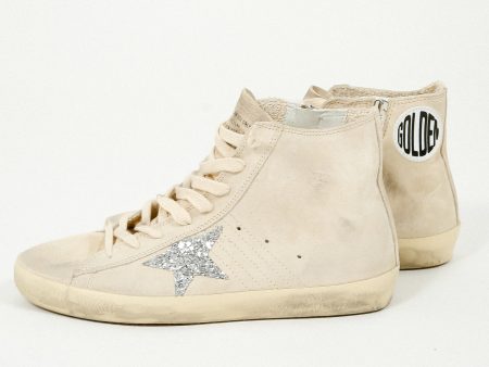 GG Francy Suede in Seed Pearl, Silver with Glitter Star For Cheap