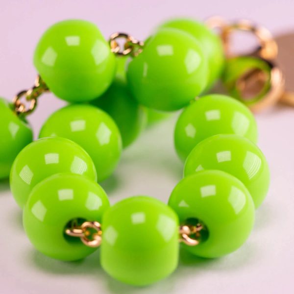 VBARONI Mini Beads Bracelet in Neon Green Supply