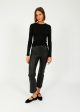 IW Cedar Leather Pant in Black Hot on Sale