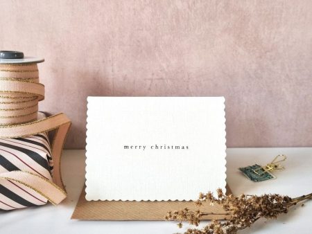 KL Mignon Merry Christmas Card Fashion