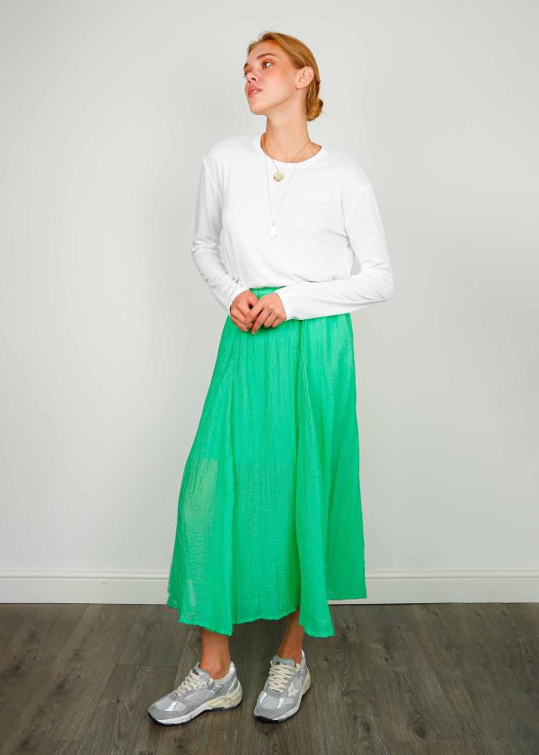 DAWN X DARE Love Skirt in Jade Online Hot Sale