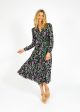 DVF Phoenix Reversible Dress in Tulip Fields, Clover Discount