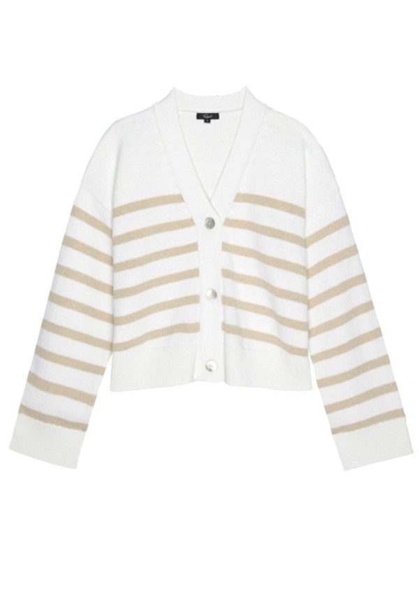 RAILS Geneva Cardi in Sand Stripe Cheap