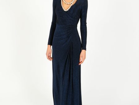 DVF Raffi Dress in Metallic Midnight Sale