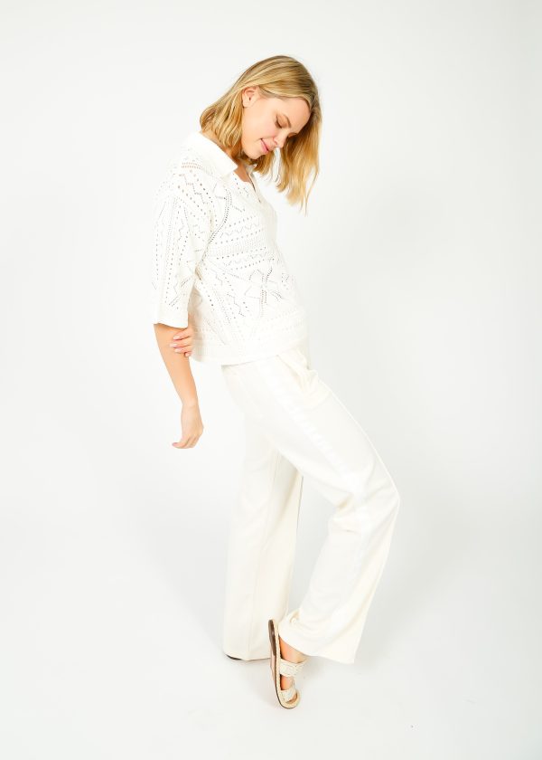 SUNCOO Philda Top in Blanc Online Sale