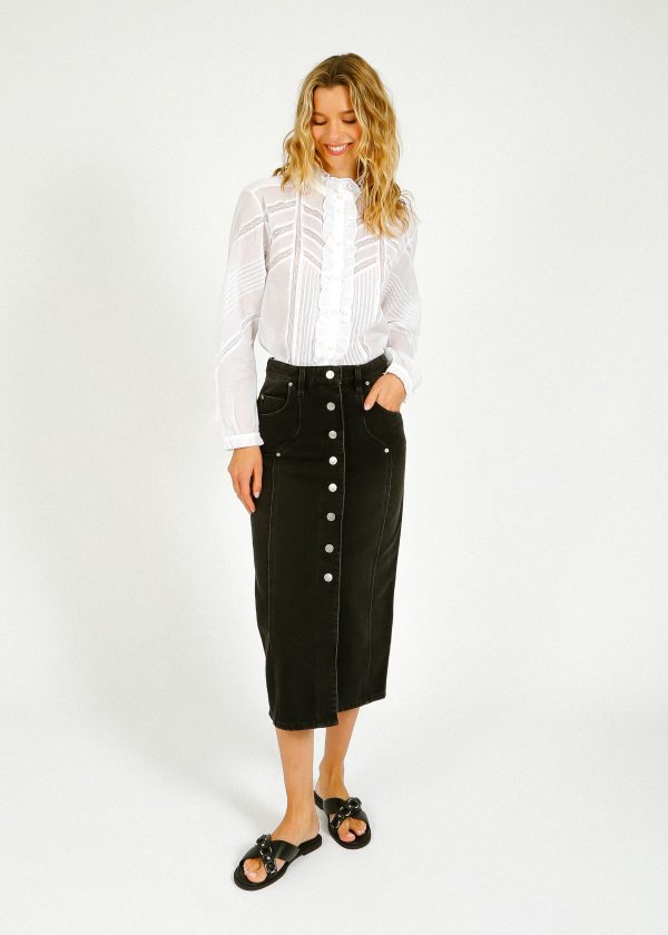 IM Vandy Skirt in Faded Black Online now