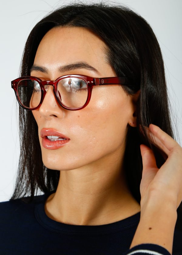 IZIPIZI Reading Glasses #C in Red Tape Cheap