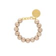 VBARONI Mini Beads Bracelet in Champagne Pearl For Discount