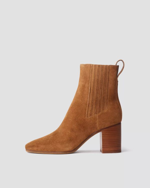 R&B Astra Chelsea Boots in Brown Hot on Sale