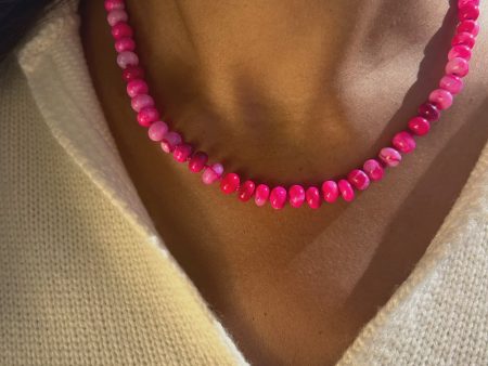 Bon Bon Malibu Pink Opal Necklace Online Hot Sale