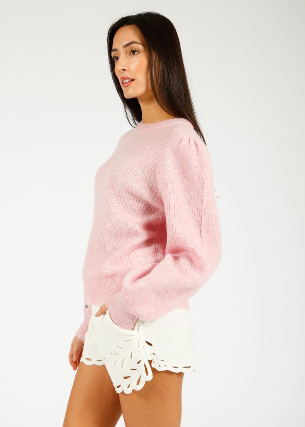 SLF Lulu Rib Knit in Bleached Mauve on Sale