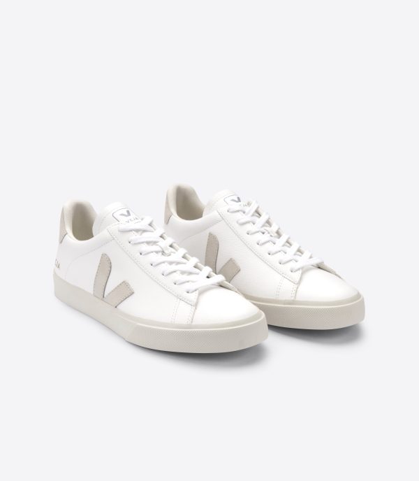 VEJA Campo Chromfree in Extra White, Natural Suede Online Hot Sale