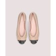 PB Nicole Ballet Pump in Nude, Black For Sale