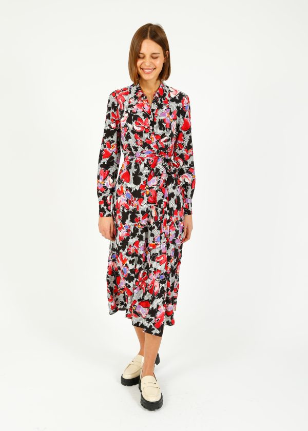 DVF Tori Dress in Odette Floral Hot on Sale