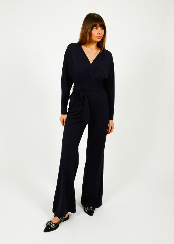 DVF Marilou Jumpsuit in Midnight Online