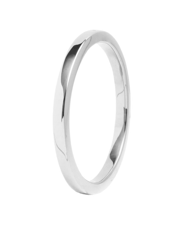 TS Silver Plated Square Edge Bangle Online