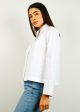 SLF Serafina Ruffled Shirt in White Online