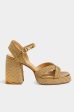 CASTANER Valle Espadrulle in Gold on Sale