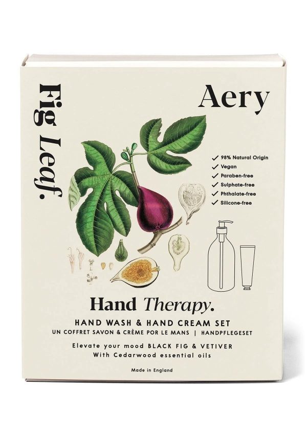 AERY Fig Leaf Hand Therapy Gift Set Online Sale