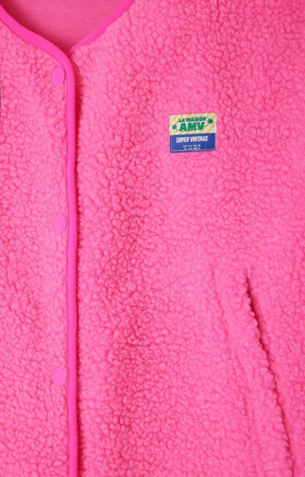 AV Hoki Fleece in Pink Acid Online Hot Sale