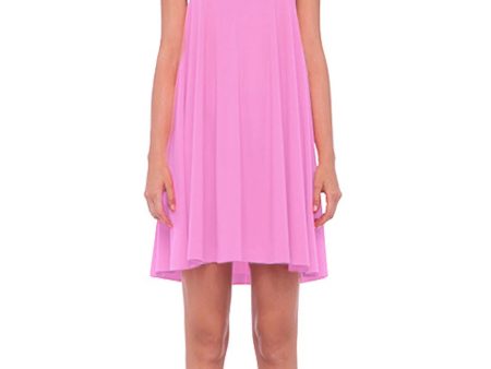 Strapless Swing Dress - Candy Pink Cheap