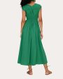 DVF Gillian Dress in Signature Green Cheap