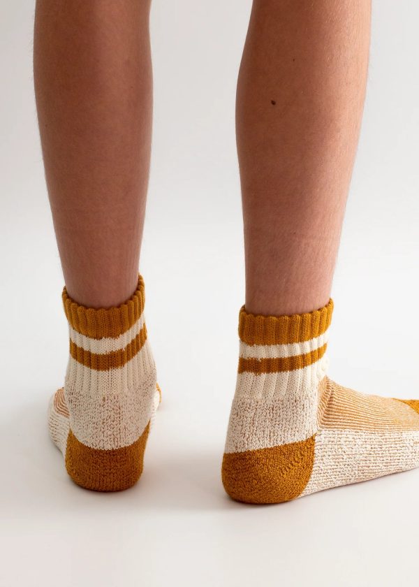 TL Tennis Socks in Mustard on Sale