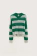 BR Arvy Knit in Green,  Grey Stripe For Discount