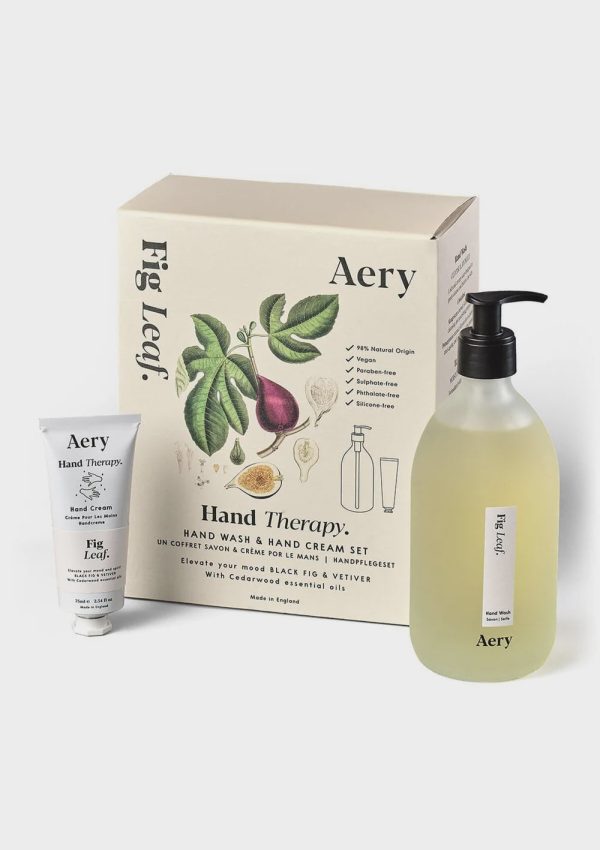 AERY Fig Leaf Hand Therapy Gift Set Online Sale