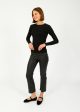 IW Cedar Leather Pant in Black Hot on Sale