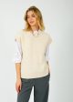 SLF Elina Marie Knit Vest in Birch Sale