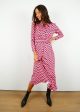 DVF Sana Two Dress in Wave Pink For Sale