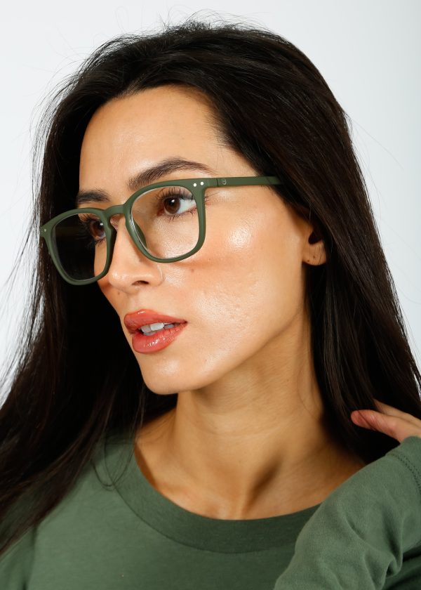 IZIPIZI Reading Glasses #E in Kaki Online