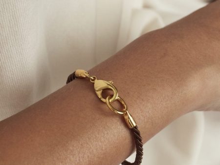 TS Friendship Bracelet in Mahogany on Sale