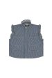 S&M Pablo Waistcoat in Striped Denim Fashion