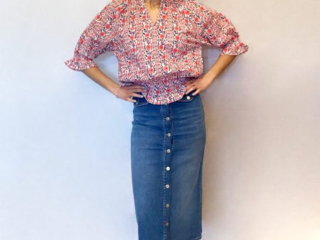 SLF Asly Denim Skirt on Sale