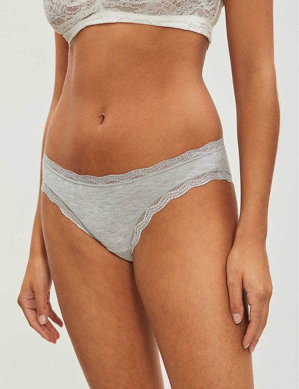 S&S Basic Knicker in Grey For Cheap