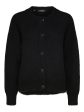 SLF Lulu Short Cardigan in Black Hot on Sale