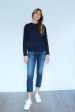 360 Daphne Crewneck Knit in Blue Depths For Discount