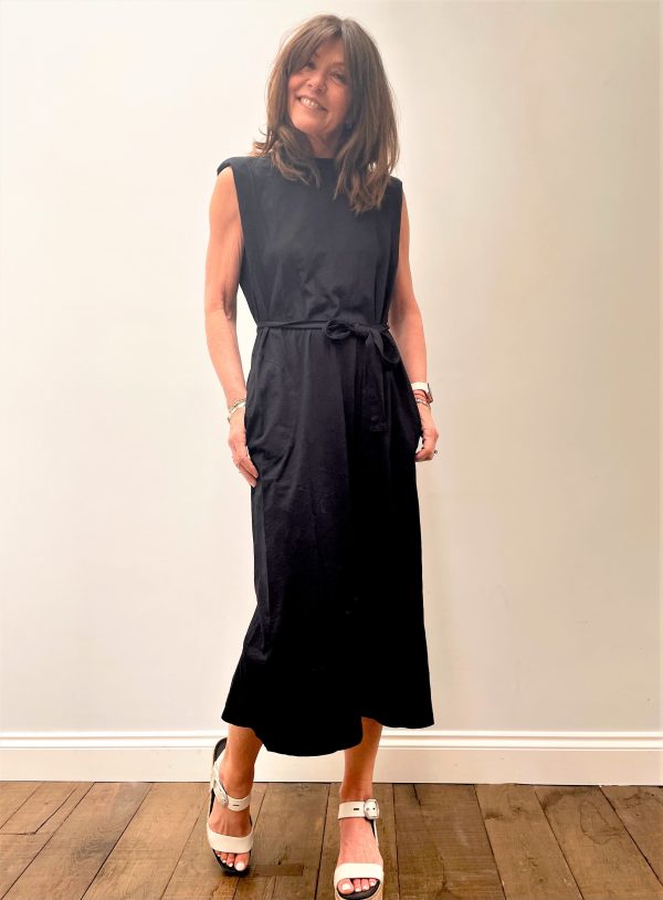 VELVET Aviso Dress in Black Sale