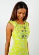 FERI Melanie Dress in Lime Combo Hot on Sale